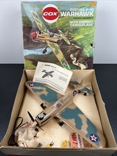 NOS Cox P-40 Warhawk CL Control line vintage model airplane gas tether toy