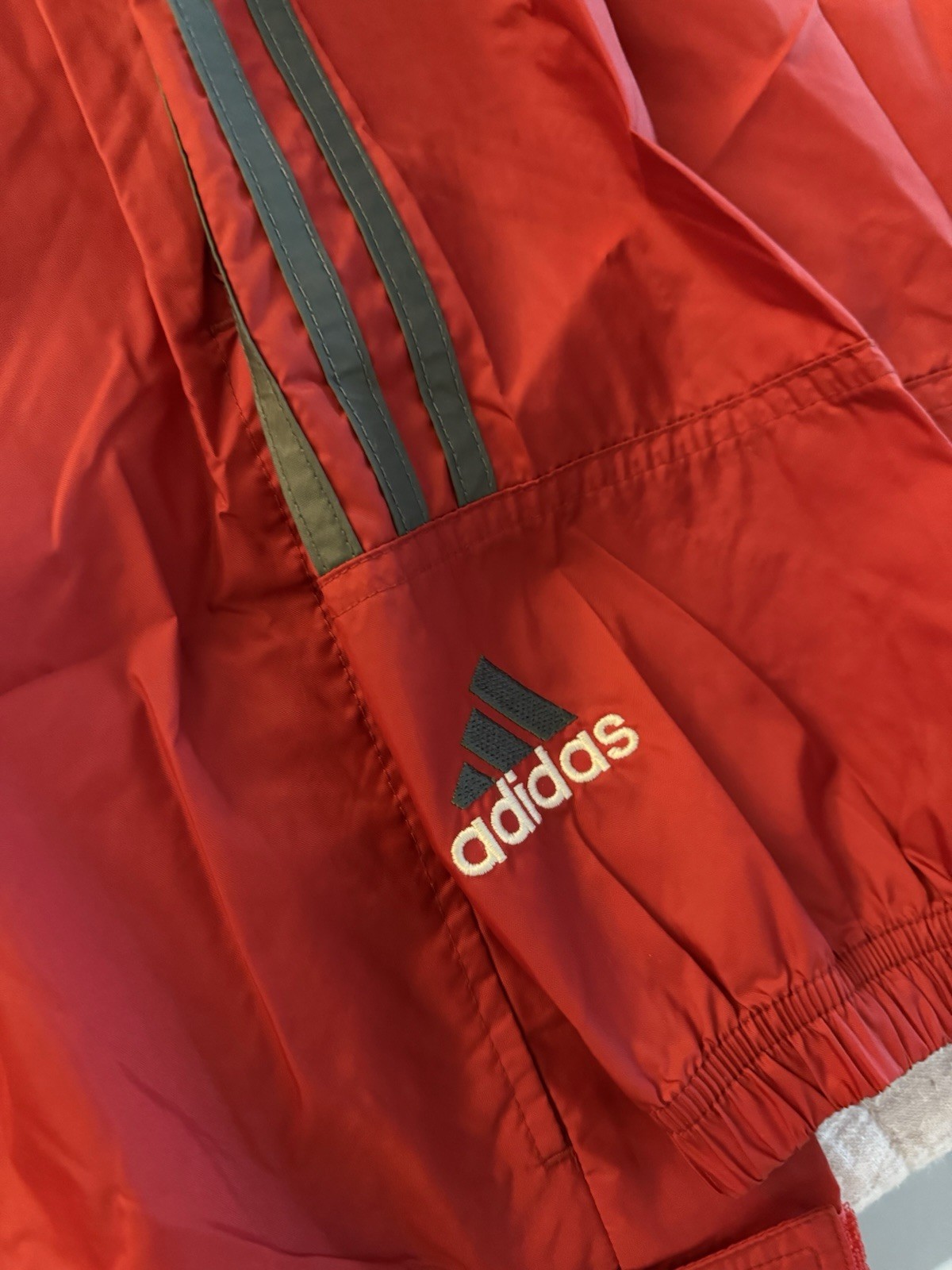 Red Adidas Rain Jacket - image 5