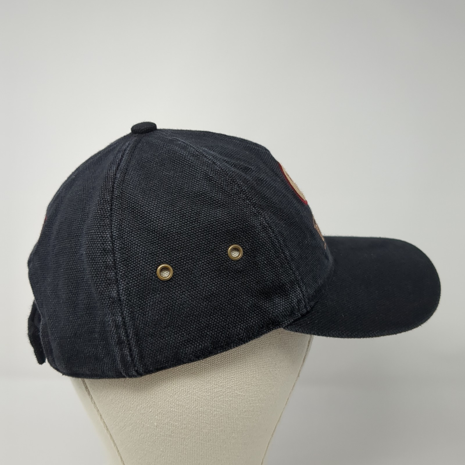 Caterpillar 1925 Strapback Baseball Cap Black One… - image 5