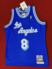 Mitchell & Ness Lakers #8 Kobe Bryant Royal Blue 1996-97 Authentic Jersey Sz 44