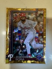 2025 Topps Edmundo Sosa Gold Diamante /50 Philadelphia Phillies