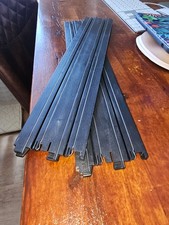 A W / AFX 15 in Straight Slot Car Track. Two track pieces.