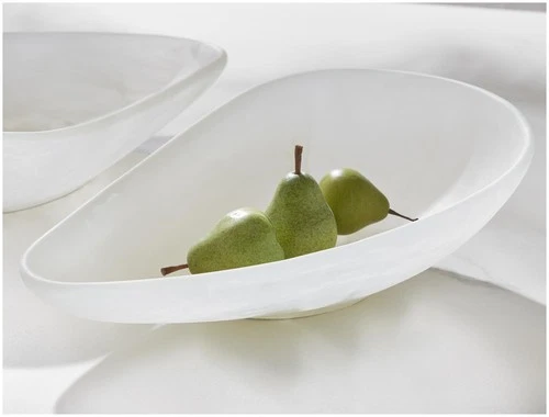 Uttermost 18220 Marchena 16"W Resin Decorative Bowl - White - Picture 3 of 4