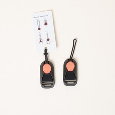 2x Peak Design Anchors Ibis Orange 2x camera strap mounts for 3/4" wide strap
