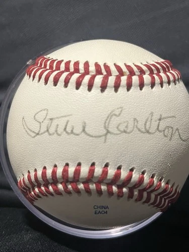 Autographed Baseball Ball Signed By Steve Carlton No Coa Signed At CWS Omaha