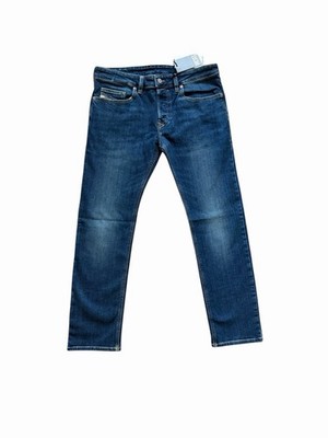 Diesel Mens Safado Straight Jeans RE020 Blue $250 Size 32x30 (32