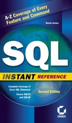 SQL Instant Reference by Gruber, Martin, Good Book