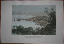 1888 Reclus print DURBAN, SOUTH AFRICA (#54)