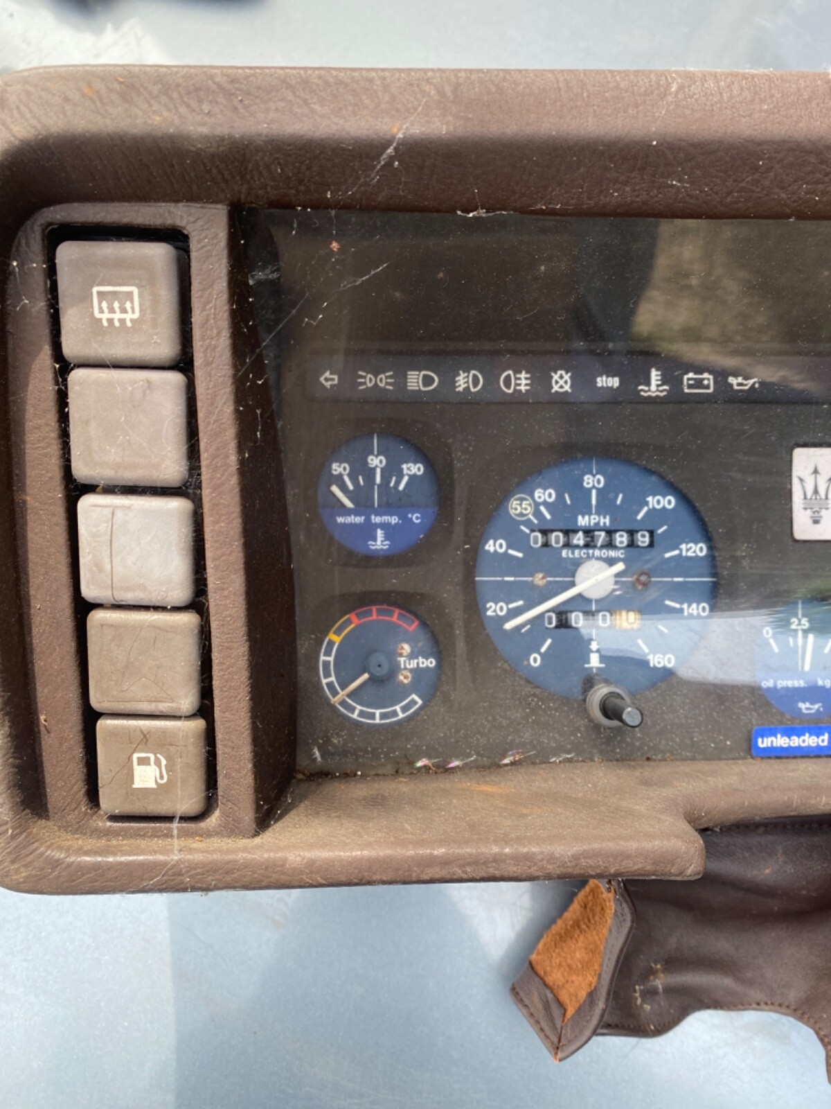 1984 1985 Maserati BiTurbo Instrument Cluster Speedo Speedometer 313630100