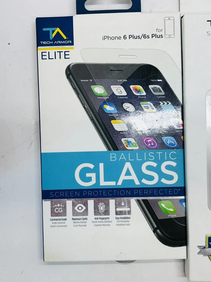 3-Tech Armor iPhone 6 Plus 6S Ballistic Glass Protector Elite Antiglare 3 Total - Image 3 of 4