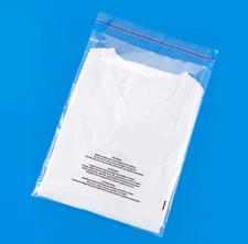 1000 Bags of 10x13 Clear Suffocation Warning Self Sealing FBA Bag