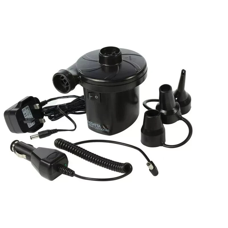 Electric Air Pump Black Regatta 240v/12v AC/DC