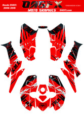 2006-2012 Honda TRX 250 EX Graphics Kit - Pro Ed D48-1 Red