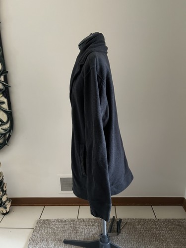 DieSel-Co Only The Brave Jacket XL Gray Pea Coat Double Breasted Notched Collar - Picture 7 of 17