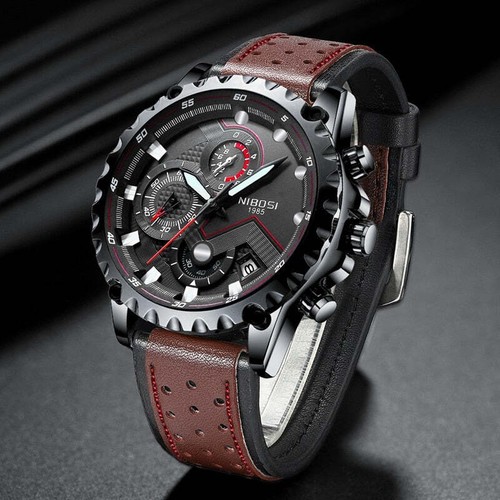 Relojes de pulsera de lujo de marca superior NIBOSI para hombre - Imagen 7 de 18