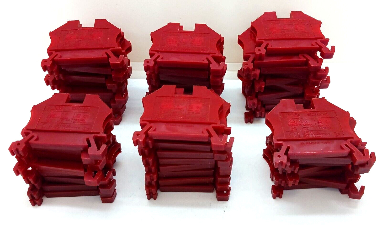 MORSETTITALIA EN60947-7-1 Terminal Blocks Red 1000V 55 Pc Lot