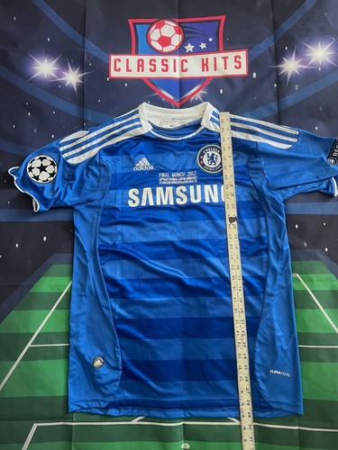 Didier Drogba 11-12 Chelsea Home UCL Final Retro Jersey #11 - 第 14/19 張圖片
