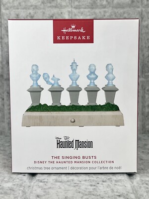 Hallmark Keepsake 2024 Ornament The Singing Busts Disney Haunted Mansion - NEW