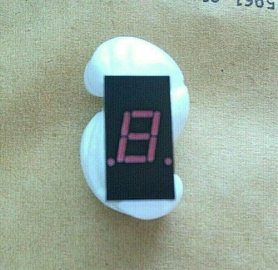 3 of HP 5082-7731 DISPLAY LED 7-SEGMENT RED 0.3'' (7.6mm) Right Hand-Decimal .