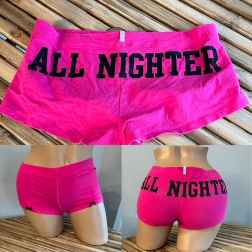 VINTAGE PINK by VICTORIAS SECRET LOW RISE BOY SHORT circa 2011 sz M