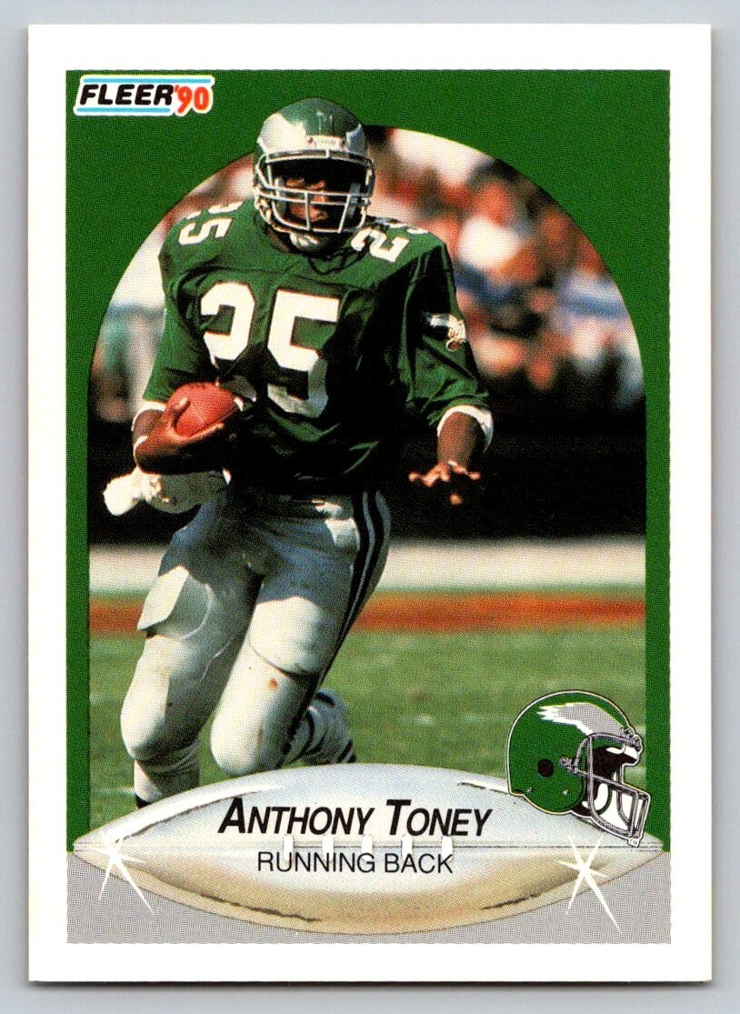 1990 Fleer - #92 Anthony Toney