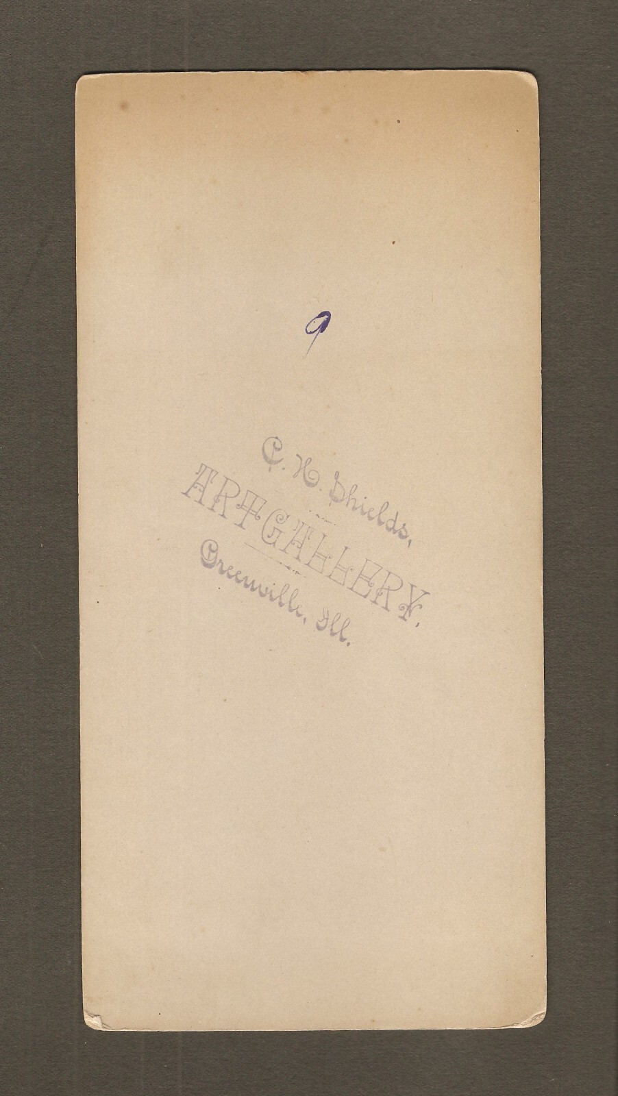 Old Antique Card Photo Dapper Young Victorian Man Greenville