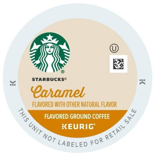 96/PACK - Starbucks Caramel Flavored Coffee K-Cup Pods BULK PACKAGING