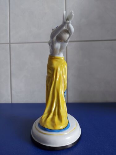 Galluba & Hoffmann Ilmenau Porcelain Figurine - Harem Dancer - Odalisque - Art Deco 1920 - Picture 17 of 20