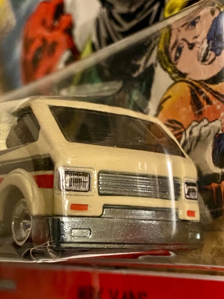 Hot Wheels Premium MBK Van Marvel Series 2/5 Real Riders 1:64 Die-cast Model NIP - Image 2 of 4