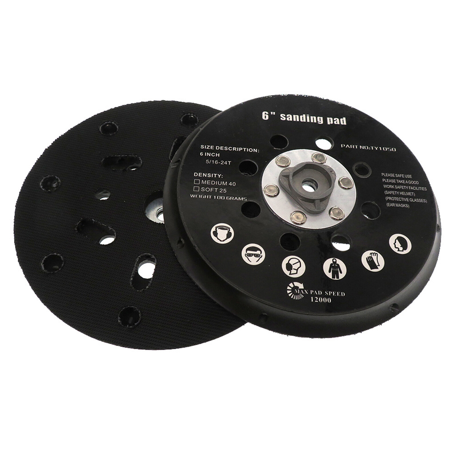 6'' 150mm Hook & Loop Sanding Backing Pad For Makita BO6030 BO6040 17