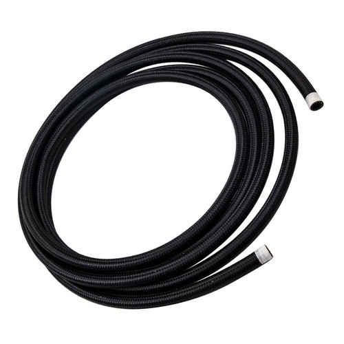 6AN Black Nylon E85 Fuel Gas Oil Line 33FT 30PCS Fittings Hose Kit E85 - Picture 5 of 8