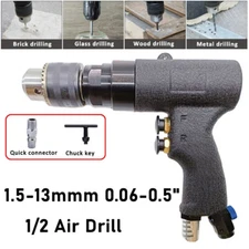High Torque Pneumatic Drill Industrial Reversible Rotation Air Drill 1/2" 500rpm