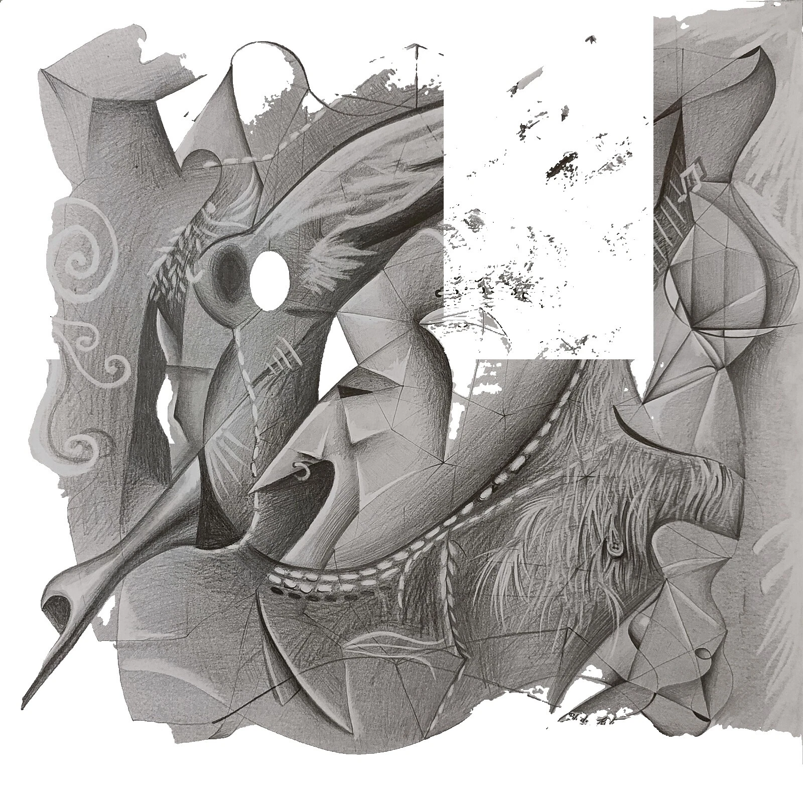 Figuras Art Deco Lápiz Arte dibujos