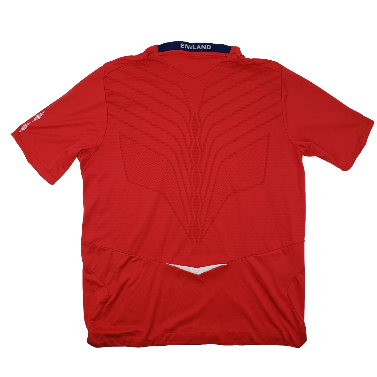 2008-2010 Umbro England Three Lions Red Away Jersey Large