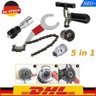 5IN1 Kettenpeitsche Ritzelabzieher,Schraubkranz Fahrrad-Repartur Werkzeug Set DE
