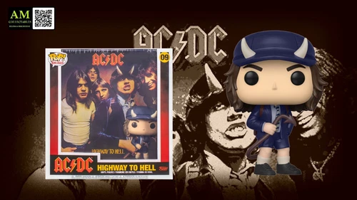 Funko Pop Rocks Albums Highway to Hell AC/DC Angus Young Figure - New/Sealed