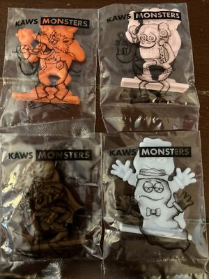 その他 KAWS GENERAL MILLS MONSTERS MEDICOM TOY Medicom Toy KAWS MONSTERS Cereal Vinyl Figures Complete Set