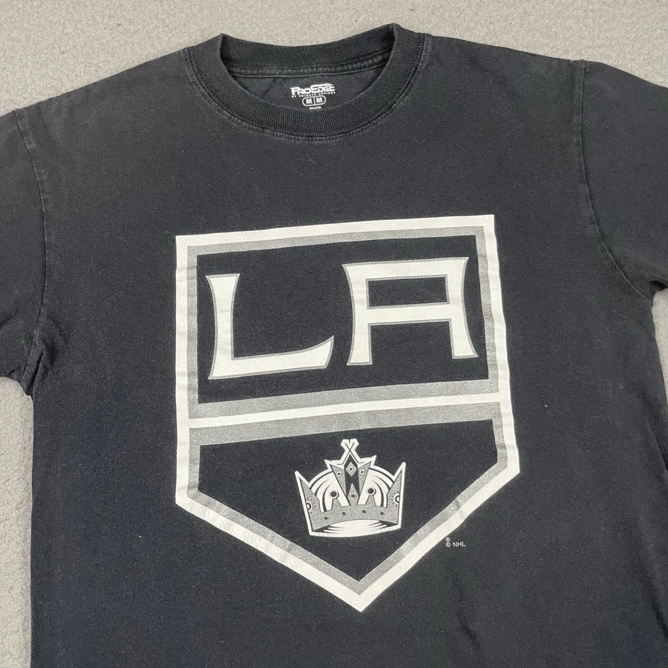 LA Kings T Shirt Mens Medium Black Short Sleeve NHL Hockey Jonathan Quick Rare M - Image 2 of 4