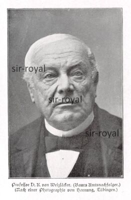 Prof. D.K. von Weizsäcker - 1911 - Historische Aufnahme ~7x10cm