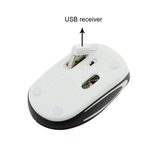 Mini Small Wireless Mouse for Travel Optical Portable Mini Cordless Mice with... - Picture 5 of 8