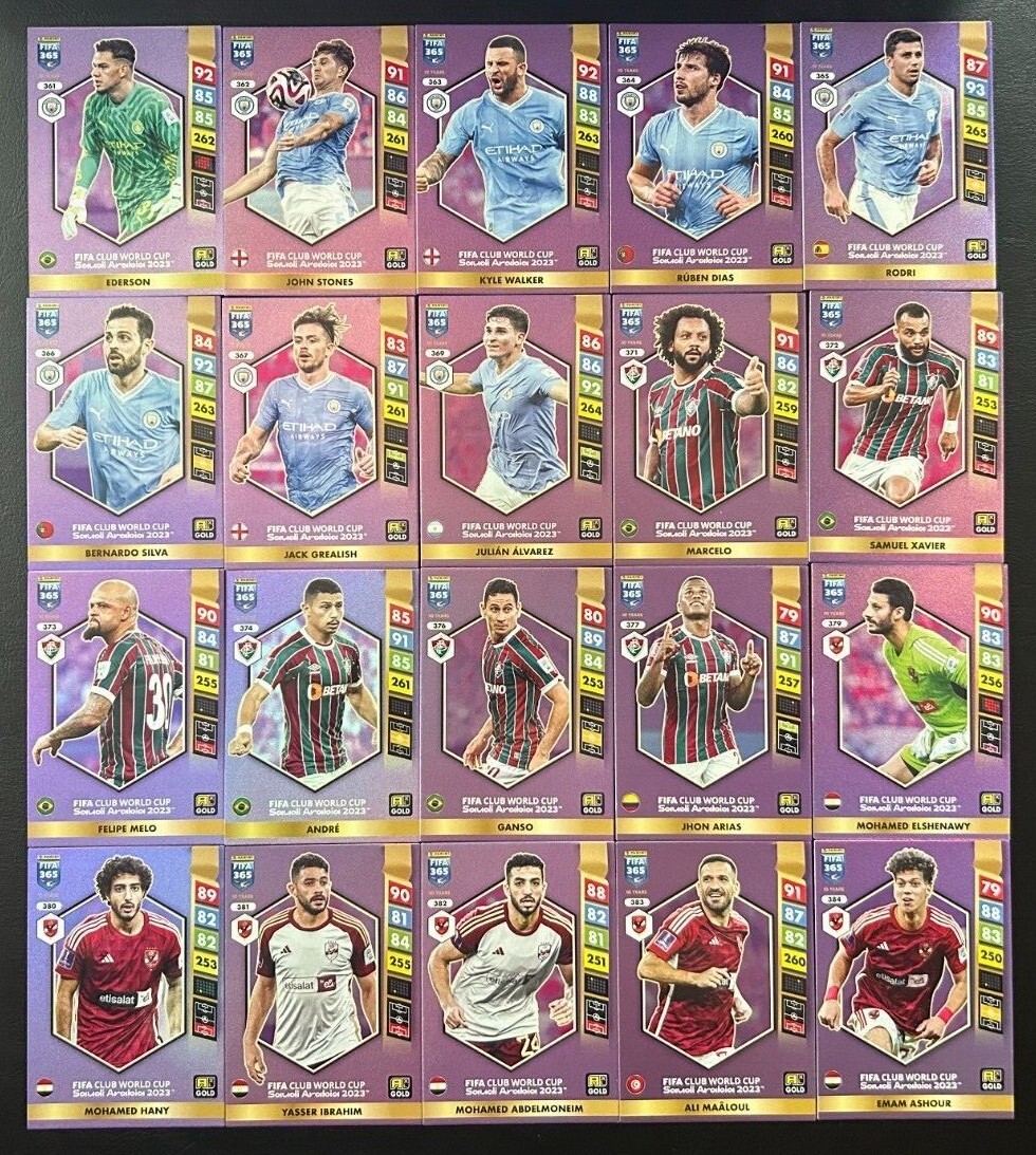 Panini Fifa 365 2025 Adrenalyn XL GOLD Club World Cup Golden