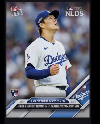 2024 TOPPS NOW NLDS 1st Postseason Win-YOSHINOBU YAMAMOTO(Topps Bunt Digitalcard