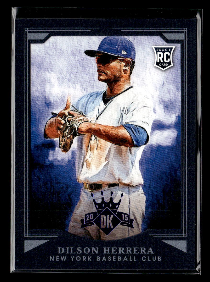 Dilson Herrera #'d /99 - 2015 Panini Diamond Kings Framed Blue Rookie SP Mets