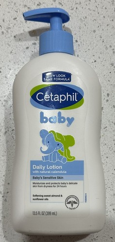 Baby, Daily Lotion with Organic Calendula, 13.5 fl oz (399 ml) - 第 1/2 張圖片