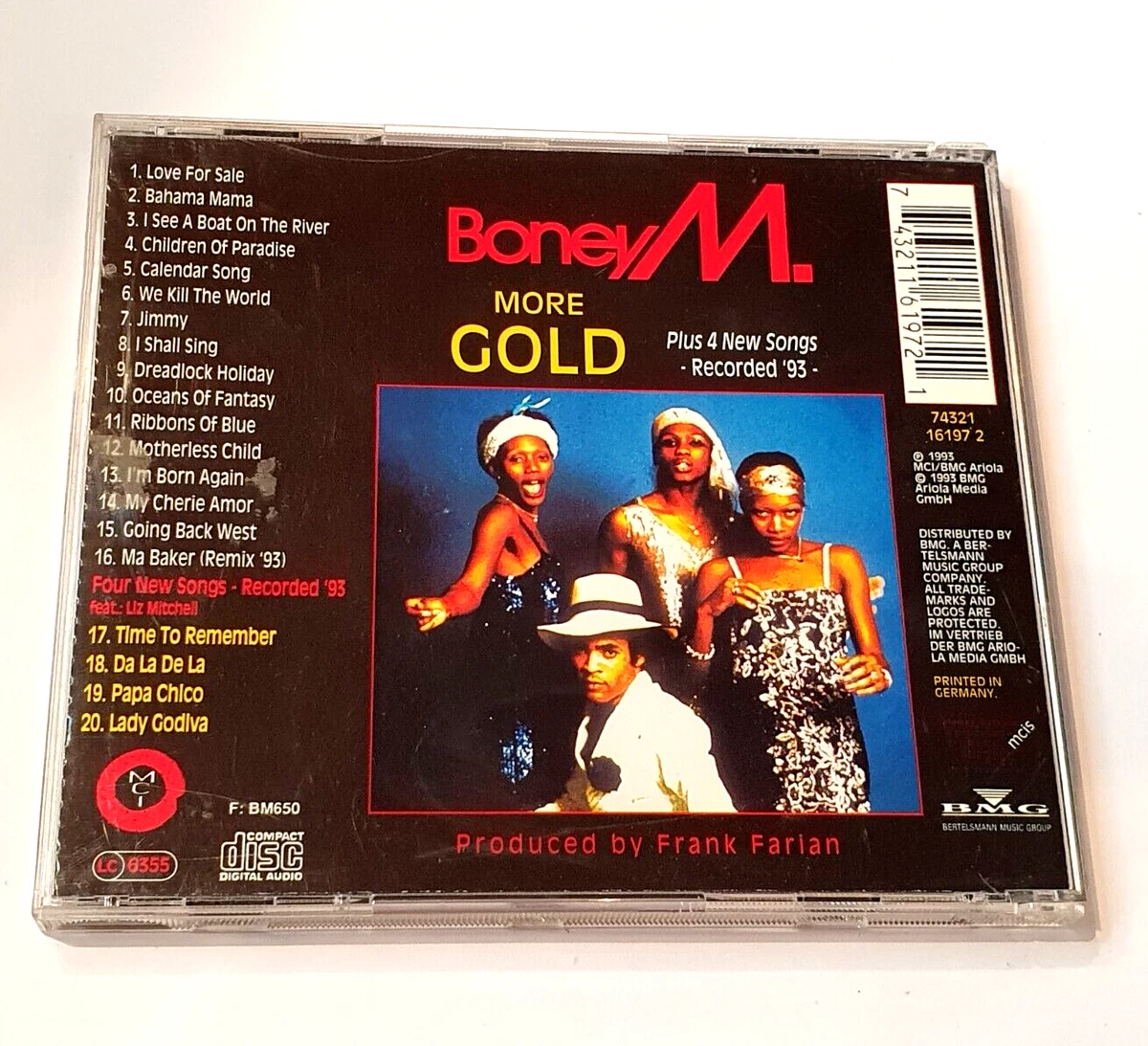 Boney M. – More Gold - 20 Super Hits Vol. II - CD - Brand New