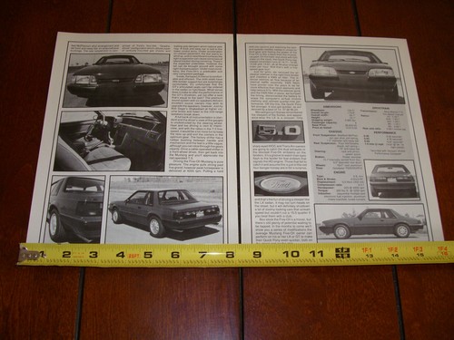 1988 MUSTANG LX 5.0 ORIGINAL ARTICLE - Picture 10 of 12