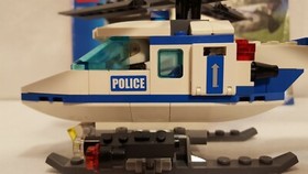 Vintage 2008 Lego #7741 City: Police Helicopter: 100% Complete w/Instructions