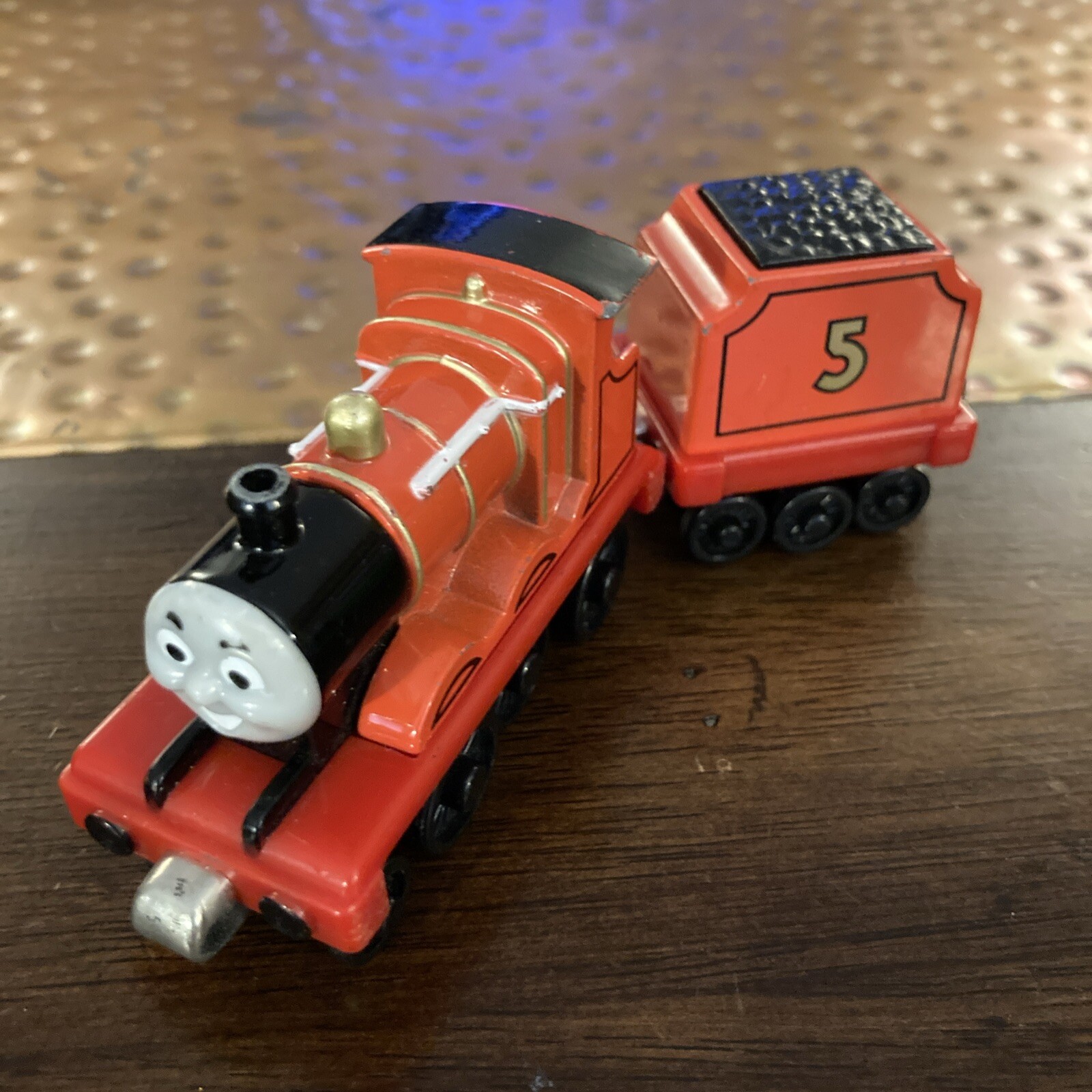 Thomas The Train Friends Take N Play JAMES Engine & Tender No. 5 | eBay