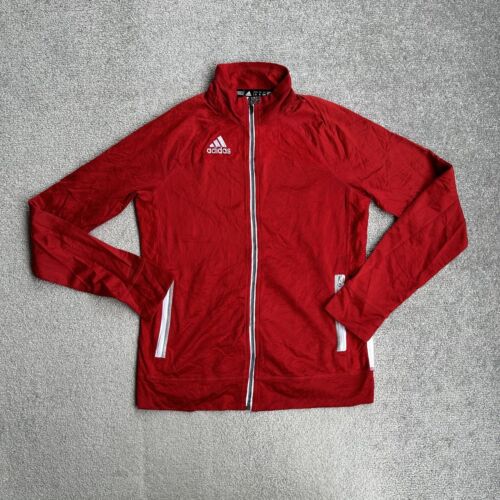 ADIDAS Damen Retro Trainingsjacke Gr. S 90er Sportjacke Pullover Logo 3310 Rot - Bild 1 von 9