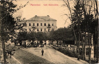 CPA AK CZECHOSLOVAKIA Marianske Lazne - Marienbad - Café Waldmühle (694253)